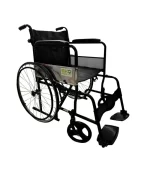 Silla de ruedas de 18" fija con frenos