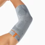 Soporte de codo con insertos de silicona y refuerzos laterales